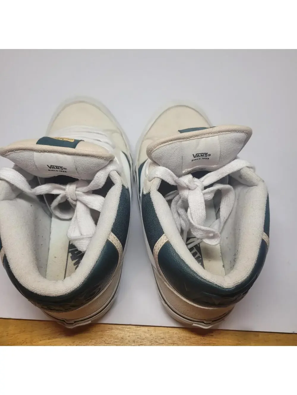 Vans Knu Mid Varsity Turtledove Men’s Athletic Sneaker Shoe Footwear 7.5